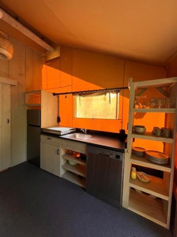 Luxe Safaritent Medley 5 Persoons Op Camping Rijsterbos Eksteriør billede