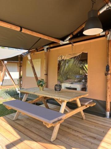 Luxe Safaritent Medley 5 Persoons Op Camping Rijsterbos Eksteriør billede