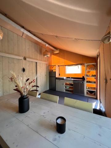 Luxe Safaritent Medley 5 Persoons Op Camping Rijsterbos Eksteriør billede